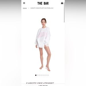 The Bar Varsity sweatshirt. size XL